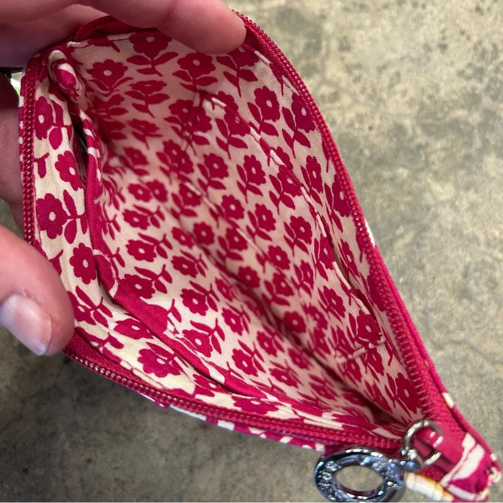 NWT Vera Bradley Twirly Birds Pink Bangle Wristlet - Picture 5 of 7